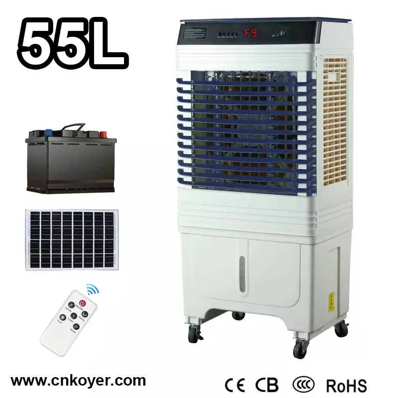 Ventilator inteligent reîncărcabil pentru răcire cu aer